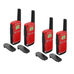 Motorola Talkabout T42 Red Quad Pack